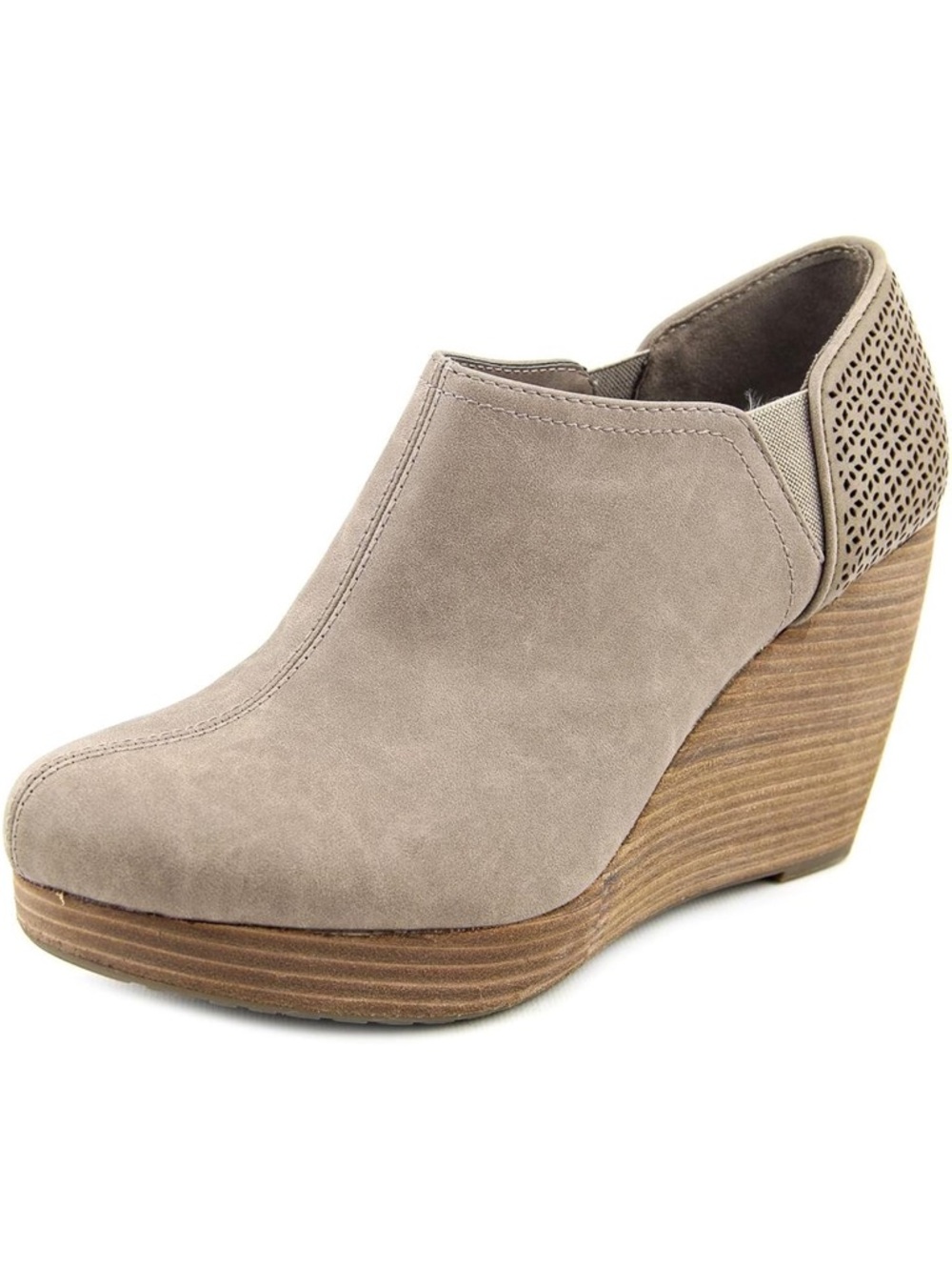 NWOT Dr. Scholl’s Harlow Taupe Wedge Ankle Boot